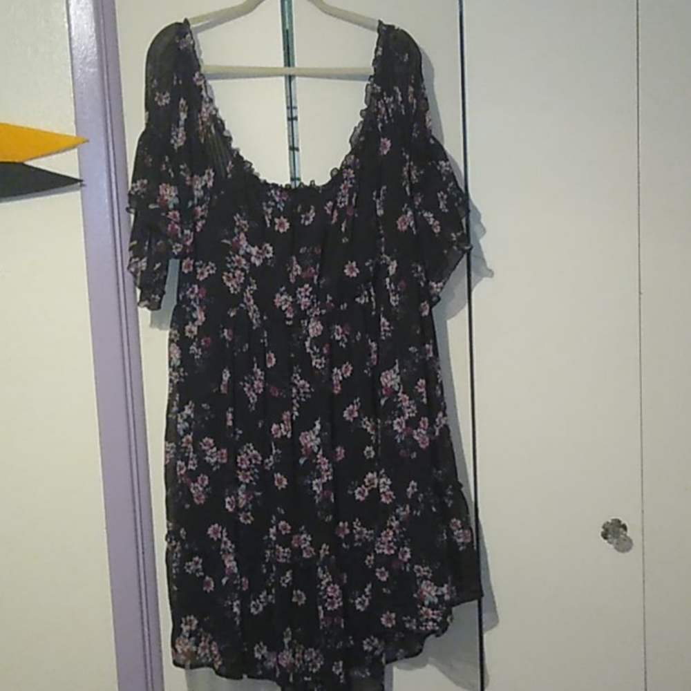 Off the shoulder floral dress